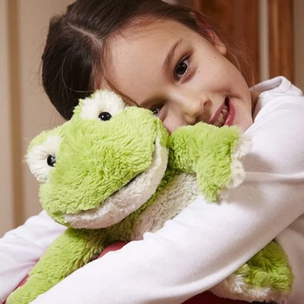 Frog Warmies - heats up in the microwave
