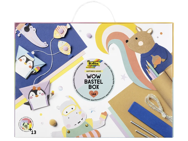 Coffret de bricolage Happiness Safari 144 pièces