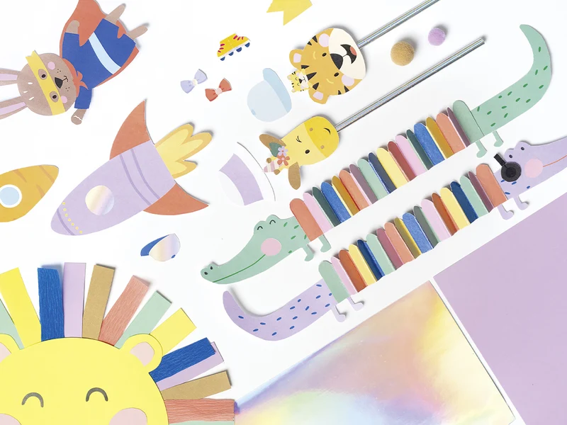 Coffret de bricolage Happiness Safari 144 pièces