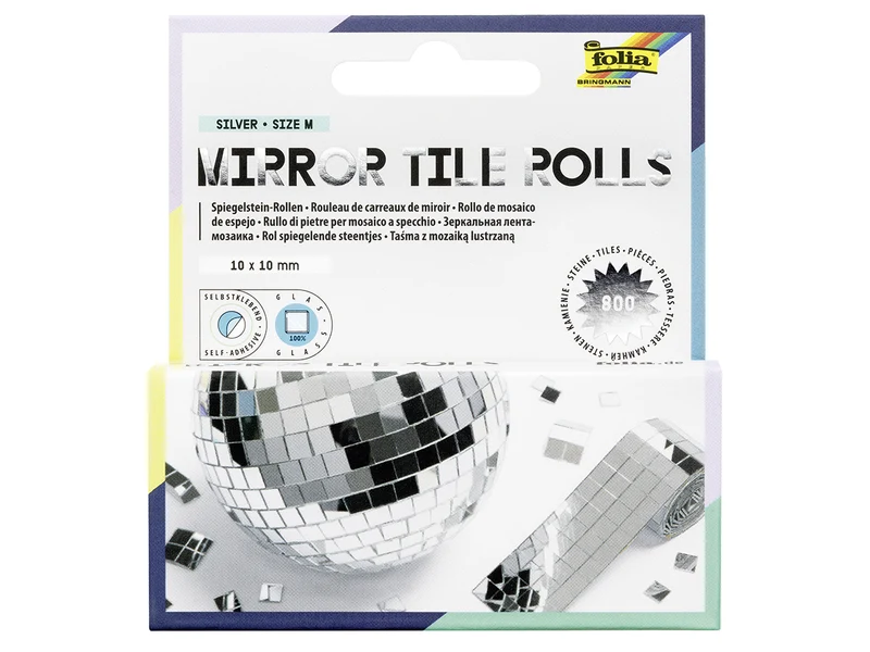 Rouleaux de mosaïque miroir taille M
