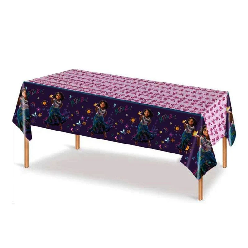 Casa Mágica Birthday Party Plastic Table Cover, Encanto Inspired, 51 in x 86 in