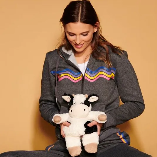Black & White Cow Warmies - heats up in the microwave