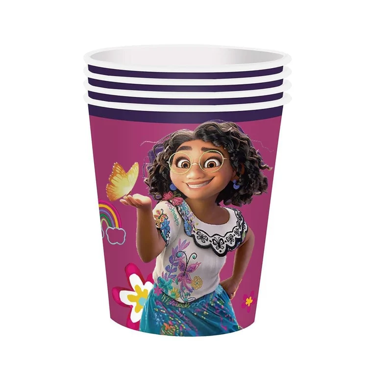 Casa Mágica Birthday Party Paper Cups, Encanto Inspired, 9 oz, 10 Count