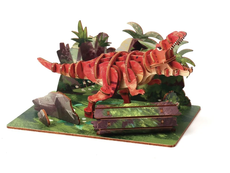 Maquette en bois 3D - T-Rex