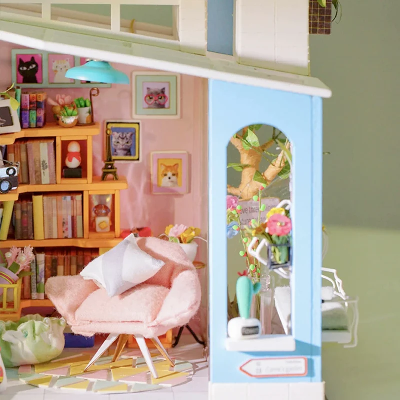 DIY Miniature Dollhouse Kit: Dora's Loft