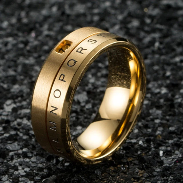 Bague Alphabet Zen