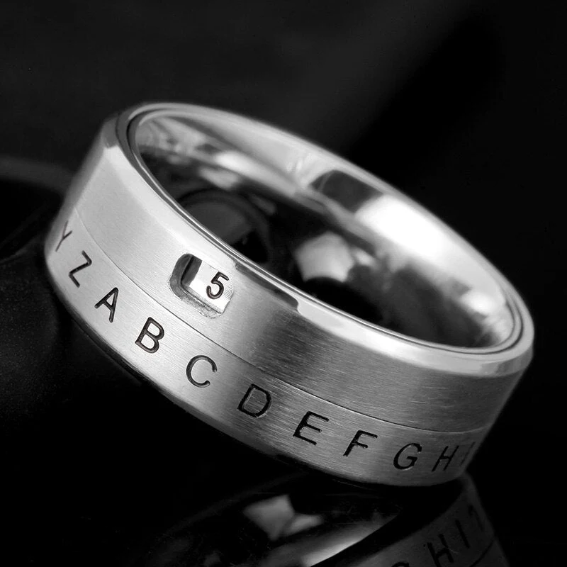 Bague Alphabet Zen
