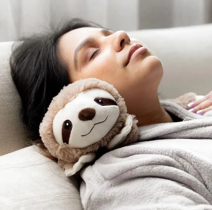 Sloth Warmies Wrap - heats up in the microwave