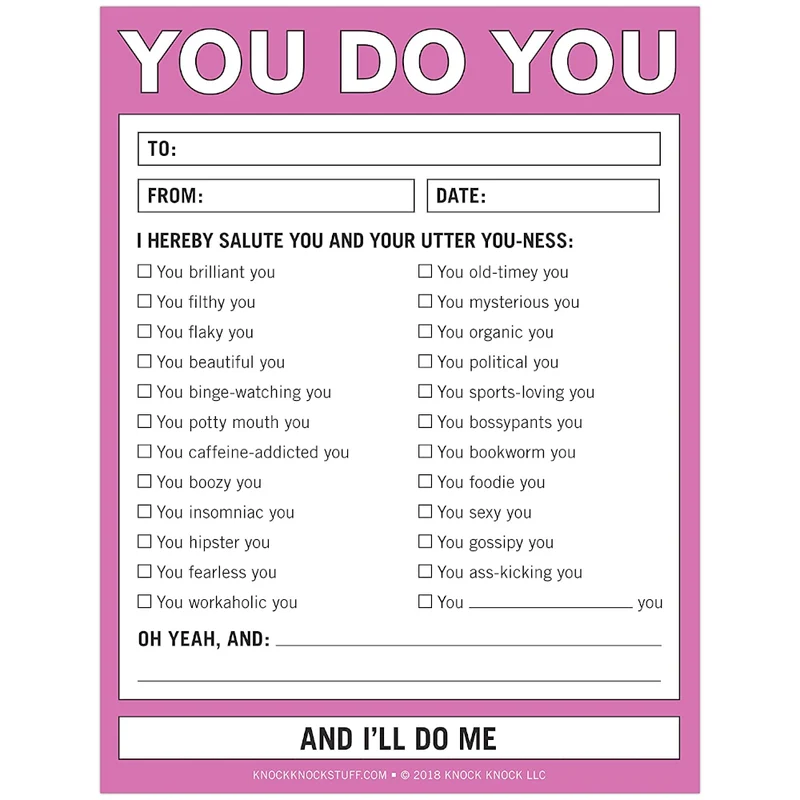 You Do You Nifty Note--