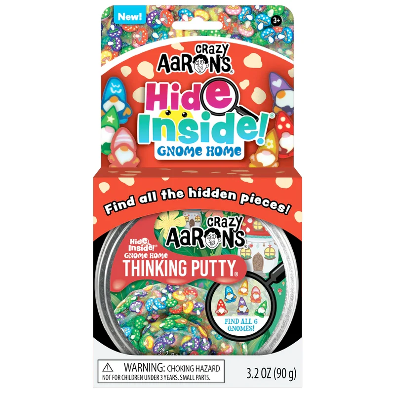 Crazy Aaron's Hide Inside Gnome Home 4" Tin