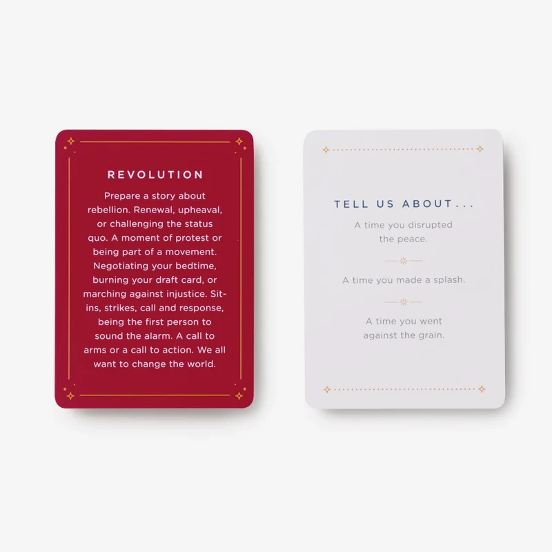 The Moth Game of Storytelling