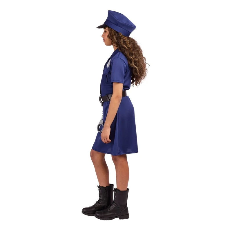 Police Officer Costume for Kids, Navy Blue Dress