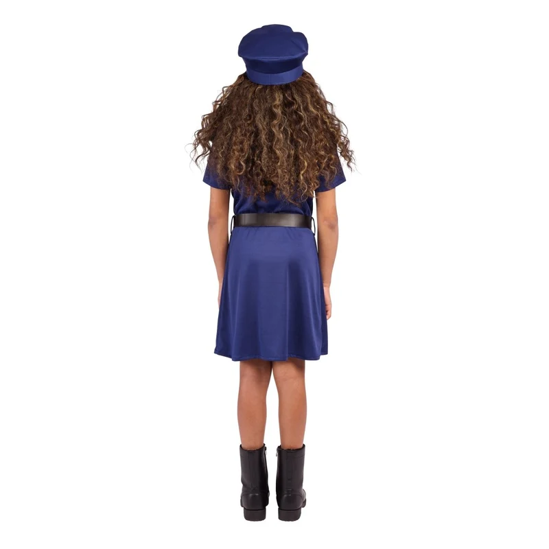 Police Officer Costume for Kids, Navy Blue Dress