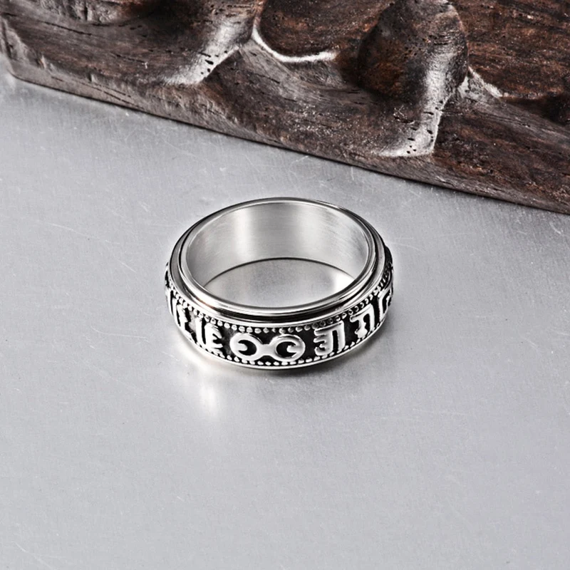 Bague Mantra Tibétain Zen
