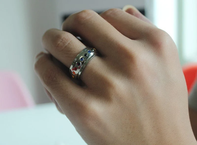 Bague Anti-Stress Colorée