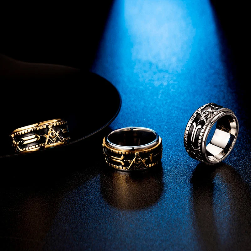 Bague Anti-Stress Franc Maçon: Relaxation