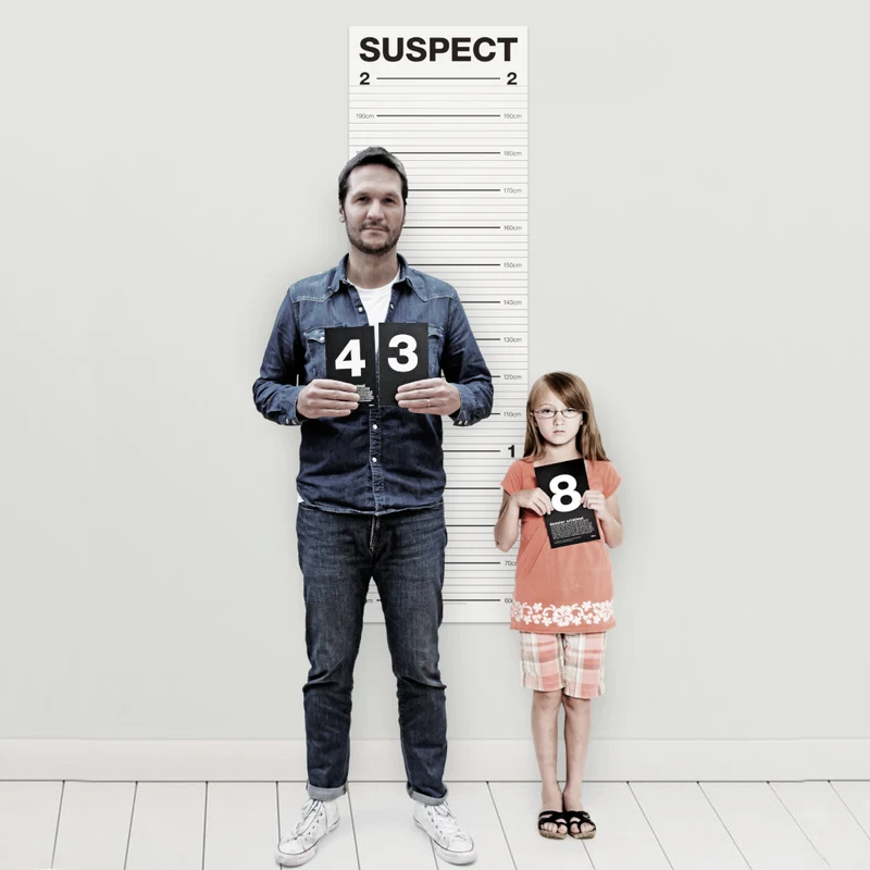 Mugshot Height Chart-