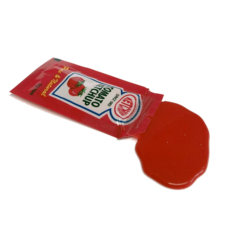 Spilt Ketchup Package GAG!