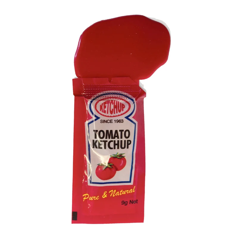 Spilt Ketchup Package GAG!