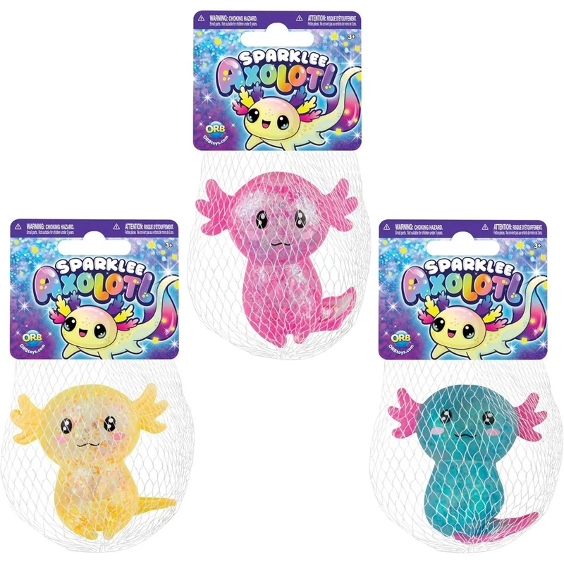 Sparklee Axolotl Squishy Toy, Assortment, 1 Count