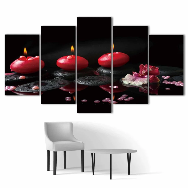 Tableau Bougies Zen