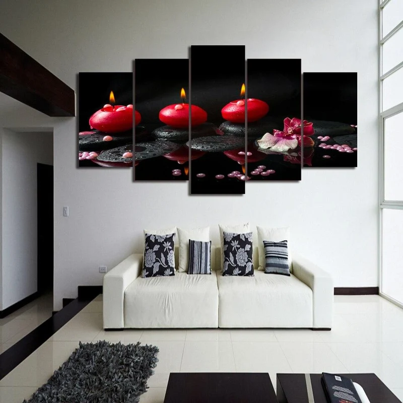 Tableau Bougies Zen