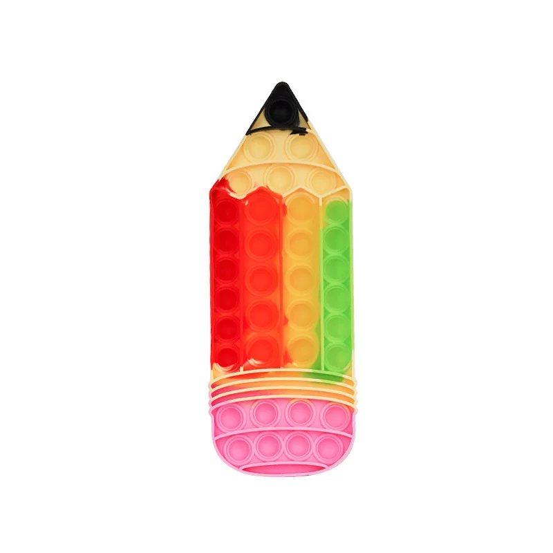 Pop it anti-stress crayon multicolore
