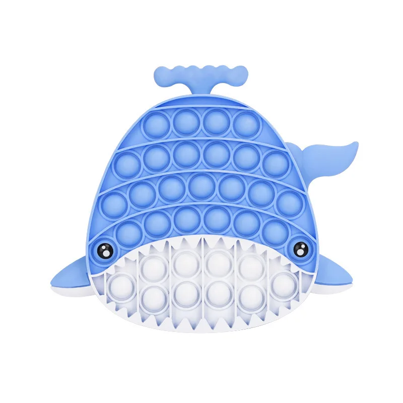 Pop it amusant anti-stress Baleine mauve