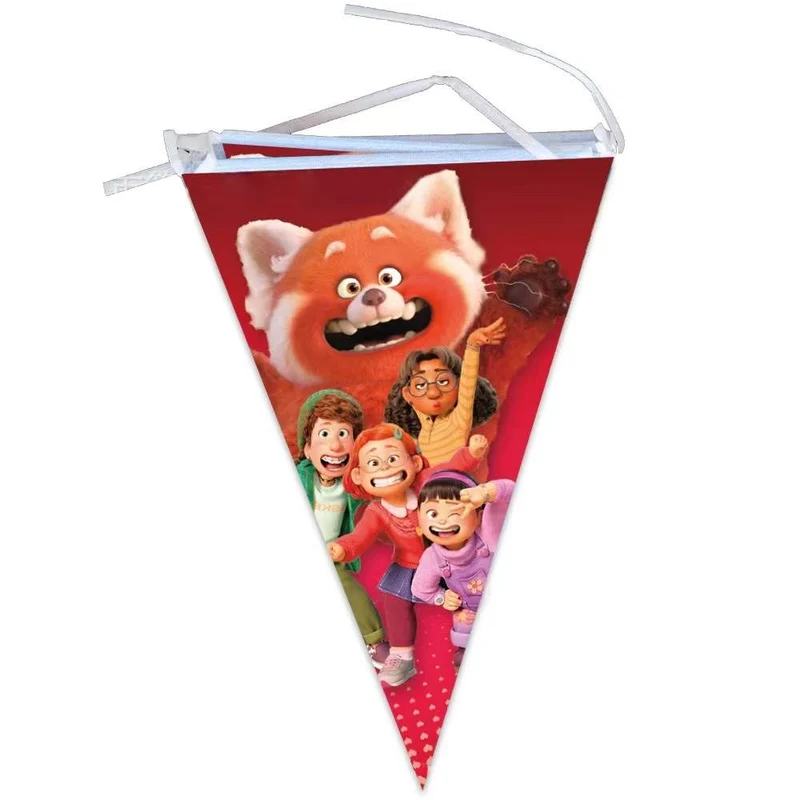 Becoming Red Birthday Pennant Banner, Turning Red Inspired, 90 Inches