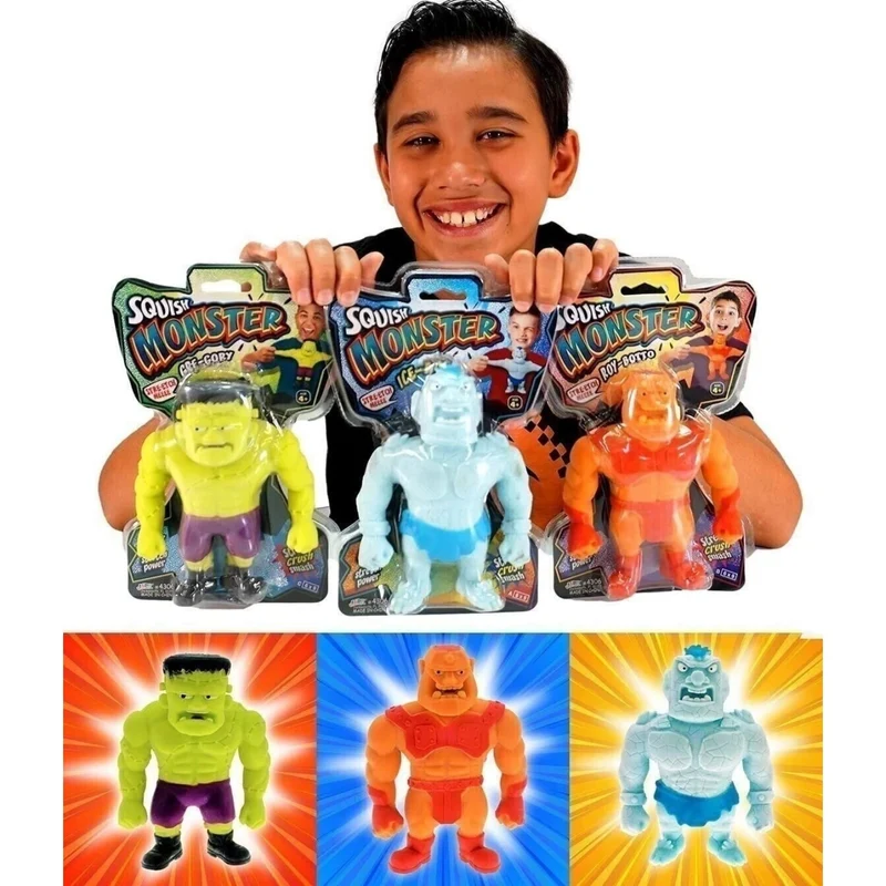 Single Ja-Ru Jumbo Squish Monster 6-Inch Stretchy Fidget Sensory Toy