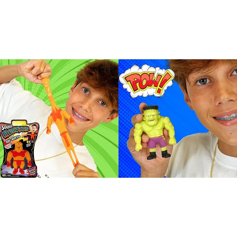 Single Ja-Ru Jumbo Squish Monster 6-Inch Stretchy Fidget Sensory Toy