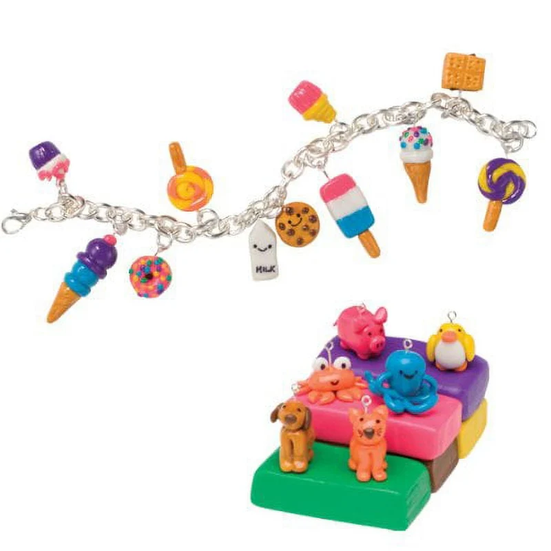 Klutz Clay Charm Making DIY Jewelry Kit Ages