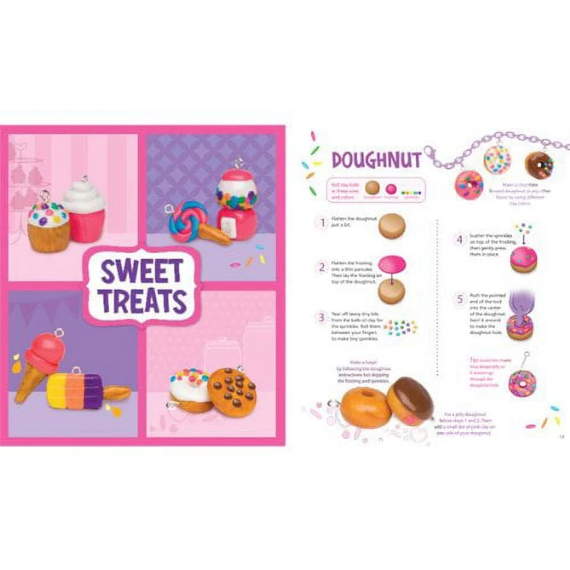 Klutz Clay Charm Making DIY Jewelry Kit Ages