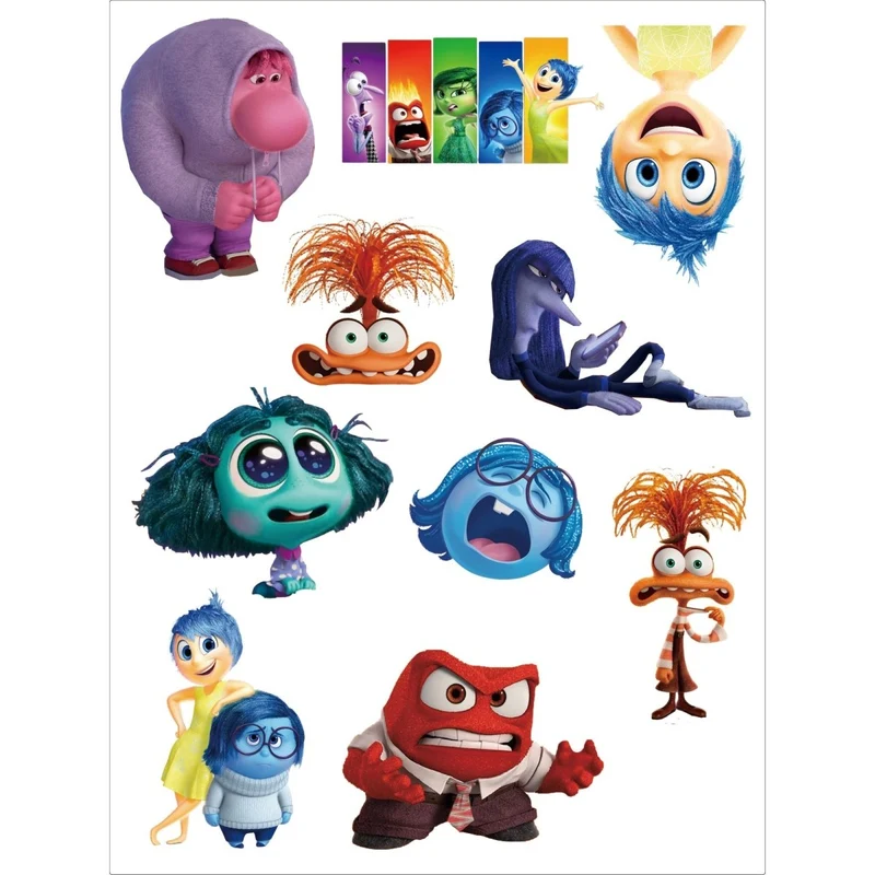 Colourful Emotions Stickers, Inside Out Inspired, 25 Count