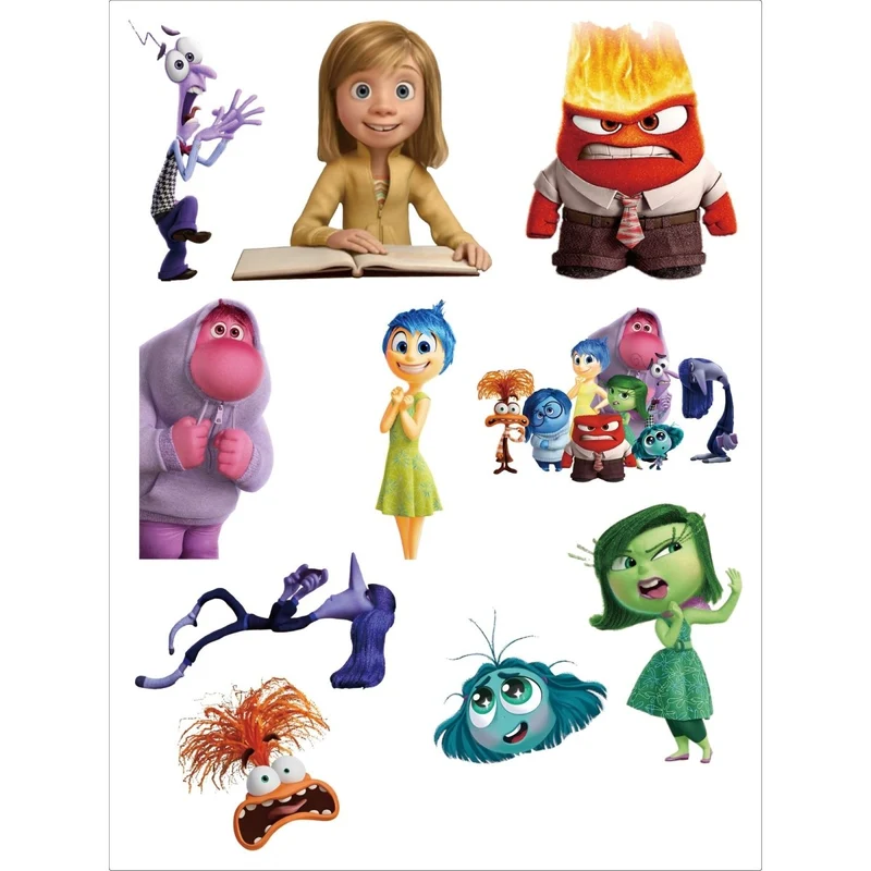 Colourful Emotions Stickers, Inside Out Inspired, 25 Count