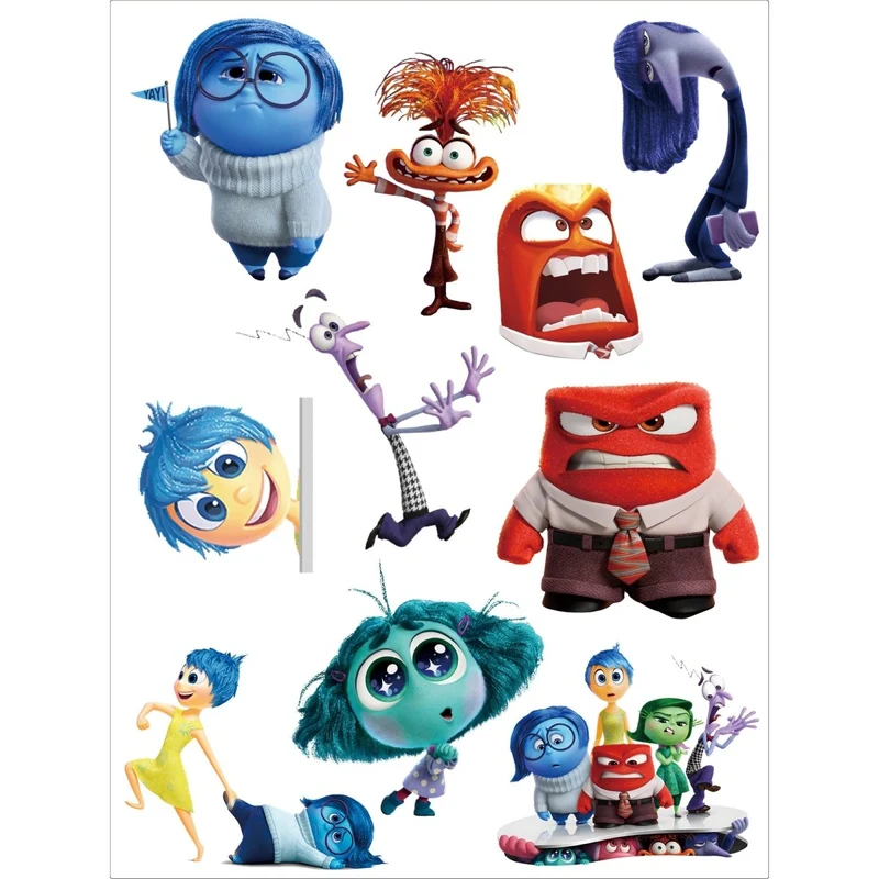 Colourful Emotions Stickers, Inside Out Inspired, 25 Count