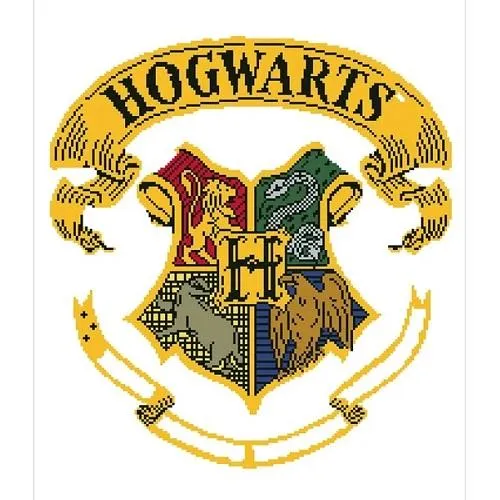 Harry Potter Diamond Dotz Poster Hogwarts Crest / Affiche du blasons de Poudlard