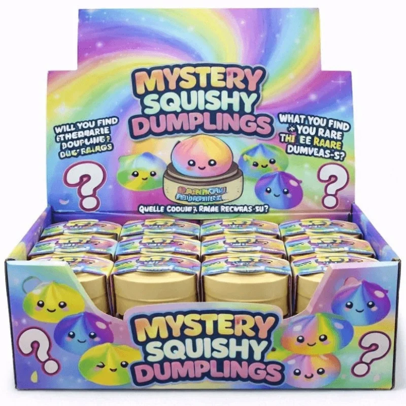 Tye Die Mystery Squishy Dumpling, 1 Count