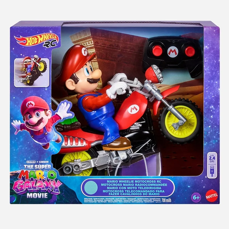Hot Wheels Mario Kart Moto RC, Nintendo, 1 Count