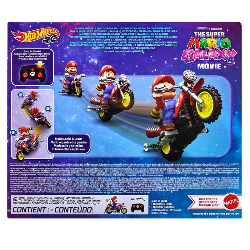Hot Wheels Mario Kart Moto RC, Nintendo, 1 Count