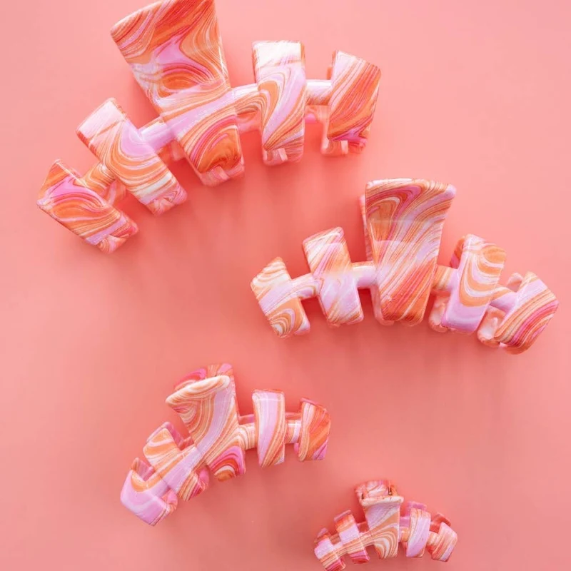 Teleties Classic Just Keep Swimming Large Hair Clip