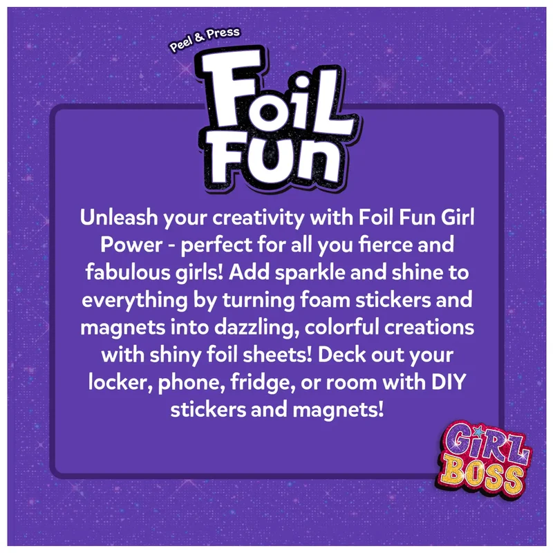 Skillmatics Foil Fun Magnetic Art Kit Girl Power Ages 7-13