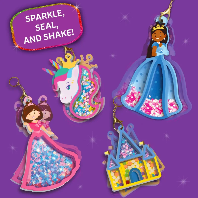 Skillmatics Shake-its Unicorns and Princesses DIY Craft Kit