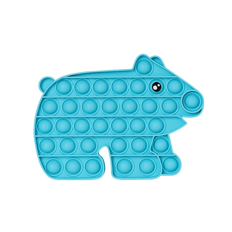 Pop it amusant anti-stress ours bleu