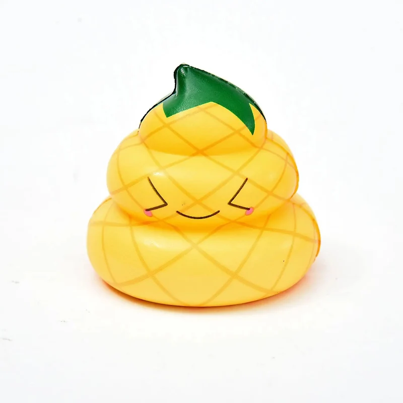 Balle anti-stress Emoji Caca Ananas