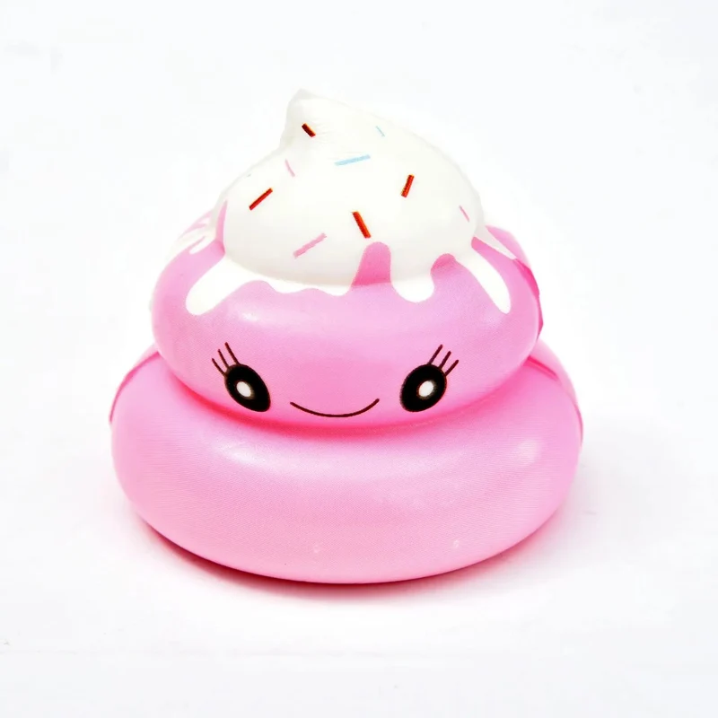 Balle anti-stress Emoji Caca Gâteau