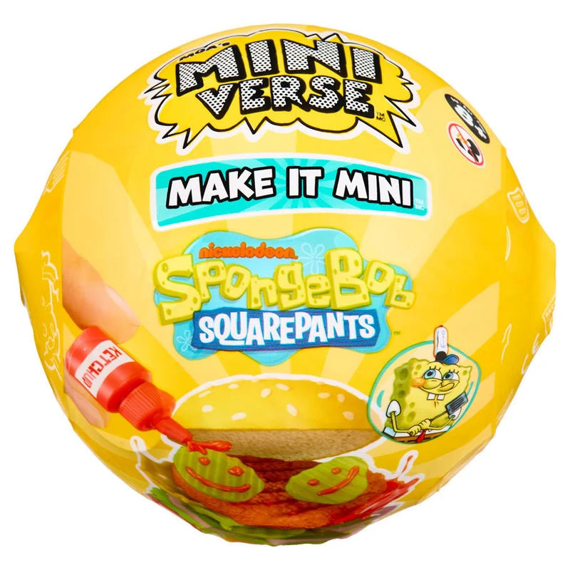 Miniverse Make It Mini SpongeBob SquarePants Sidekick DIY Craft Kit