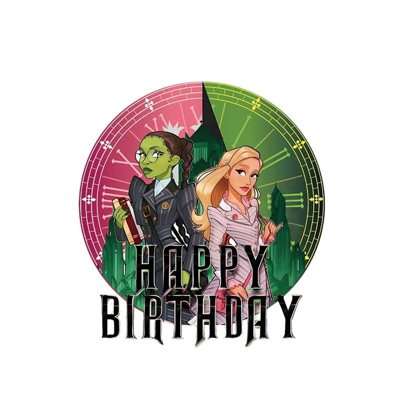 Evil Witch Birthday Cake Topper, Wicked Inspired, 1 Count