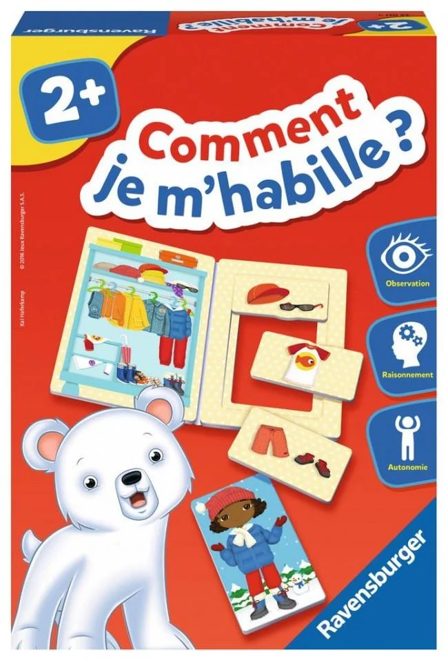 Ravensburger Comment Je M'Habille