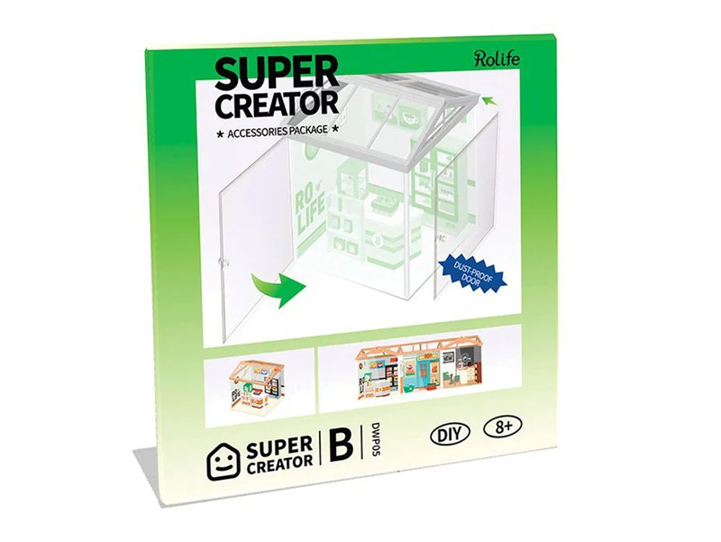 Accessoire Super Creator Porte anti-poussière pour maquette DIY Serie B - Rolife